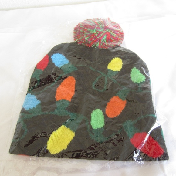 Christmas Bean Unisex Light up  holidays, fall winter NEW - Picture 1 of 5